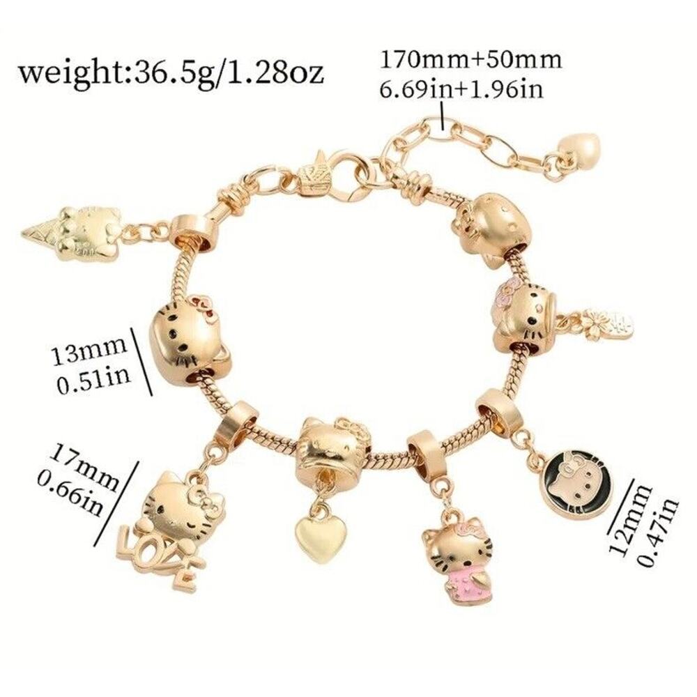 🔥Hello Kitty Charm Bracelet BNWT🔥 - Picture 2 of 3
